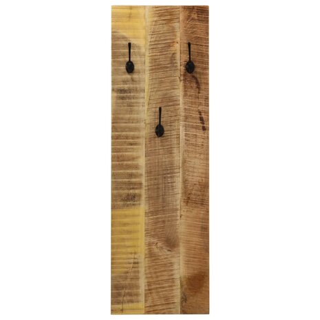 Wandkapstokken 2 st 36x110x3 cm massief mangohout 3