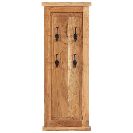 Kapstokken 2 st 38x100 cm massief acaciahout 4
