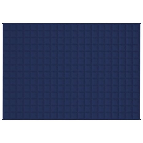 Verzwaringsdeken 138x200 cm 10 kg stof blauw 3