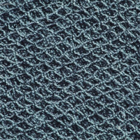 Plaid 125x150 cm katoen indigo-blauw 4