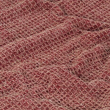 Plaid 160x210 cm katoen bordeaux 4