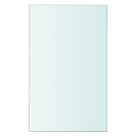Wandschap transparant 20x12 cm glas 2