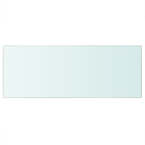 Wandschap transparant 60x25 cm glas 2