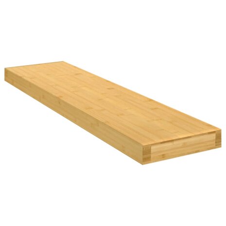 Wandschap 80x20x4 cm bamboe 1