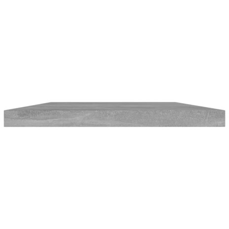 Wandschappen 4 st 40x20x1,5 cm bewerkt hout betongrijs 3