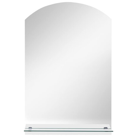 Wandspiegel met schap 20x40 cm gehard glas 3