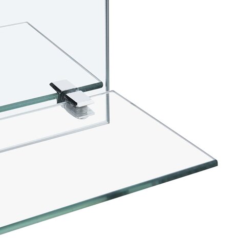 Wandspiegel met schap 20x40 cm gehard glas 4
