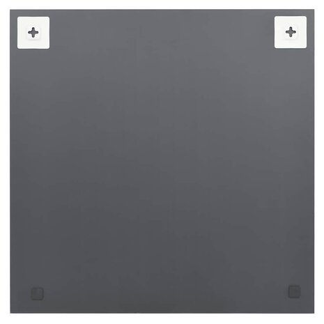 Wandspiegel met LED-lampen vierkant glas 5