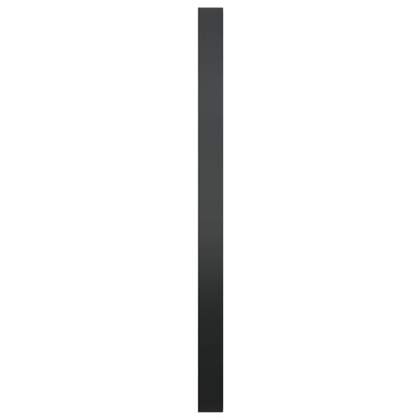 Wandspiegel 50 cm zwart 4