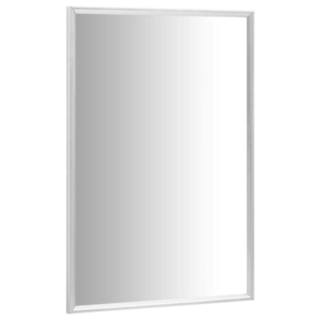 Spiegel 60x40 cm zilverkleurig 2