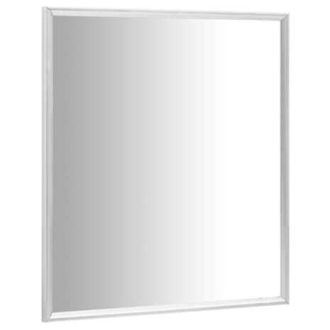 Spiegel 60x60 cm zilverkleurig 2