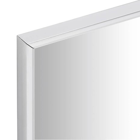 Spiegel 60x60 cm zilverkleurig 4