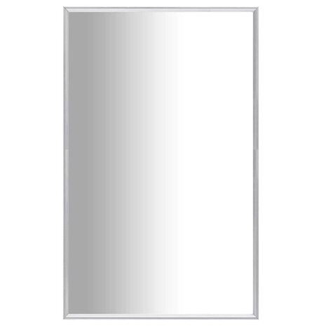 Spiegel 70x50 cm zilverkleurig 1