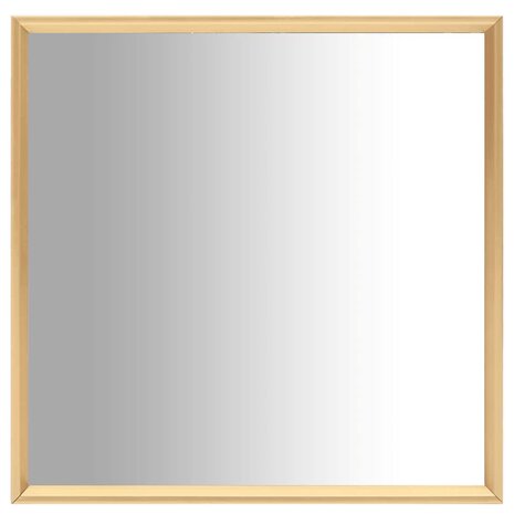 Spiegel 40x40 cm goudkleurig 1