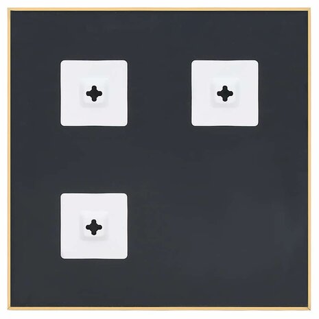 Spiegel 40x40 cm goudkleurig 4