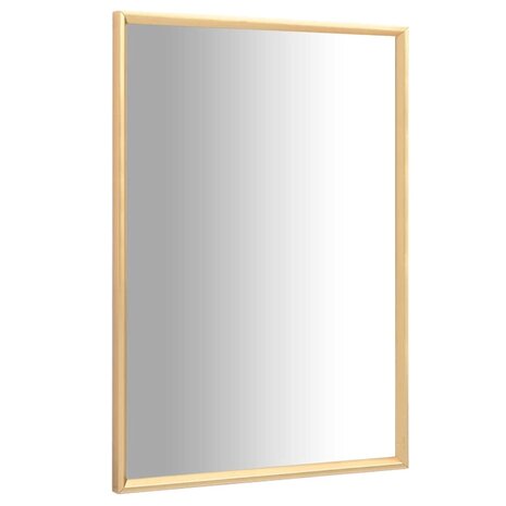 Spiegel 60x40 cm goudkleurig 2