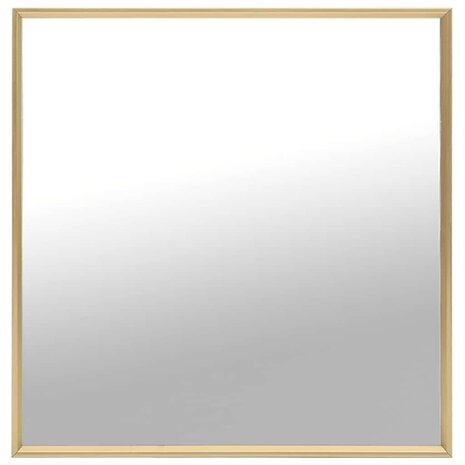 Spiegel 60x60 cm goudkleurig 1