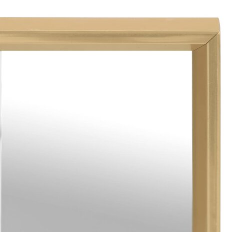 Spiegel 60x60 cm goudkleurig 3