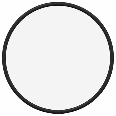 Wandspiegel rond Ø20 cm zwart 2