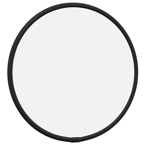 Wandspiegel rond Ø20 cm zwart 3