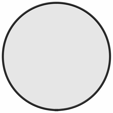 Wandspiegel rond Ø40 cm zwart 2