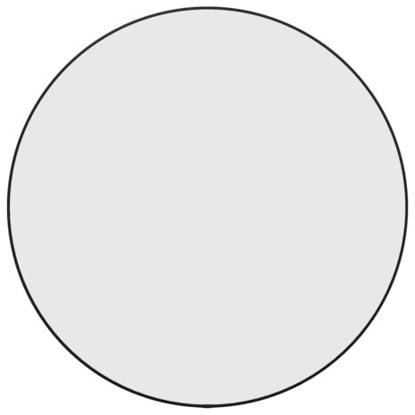 Wandspiegel rond Ø60 cm zwart 2