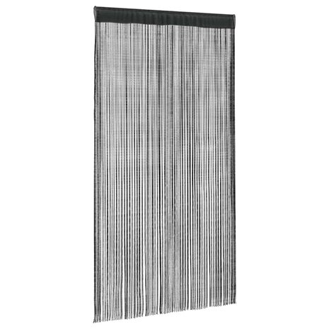Draadgordijnen 2 st 100x250 cm zwart 3