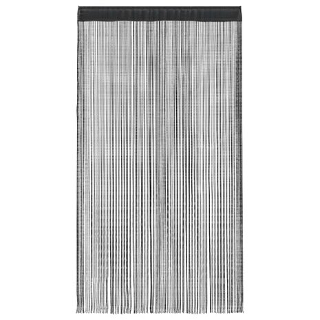 Draadgordijnen 2 st 100x250 cm zwart 4