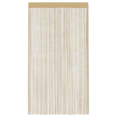 Draadgordijnen 140x250 cm beige 2 st 4