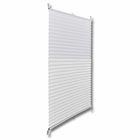 Plisséjaloezie 40x100 cm wit 3