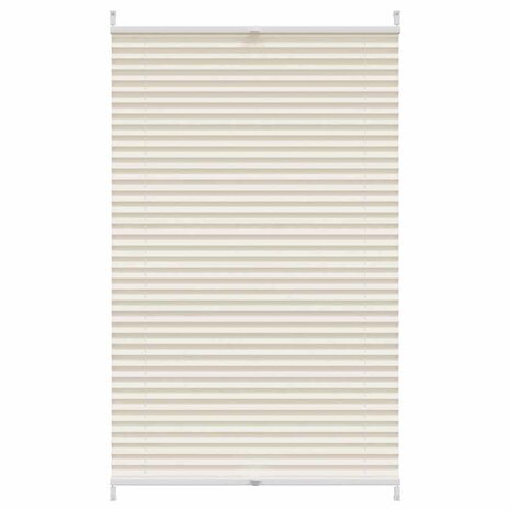 Plisséjaloezie 70x125 cm crème 2