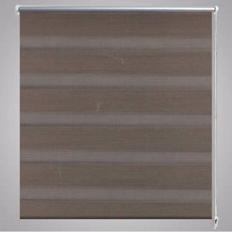 Duo Rolgordijn 40x100cm Koffiebruin 4