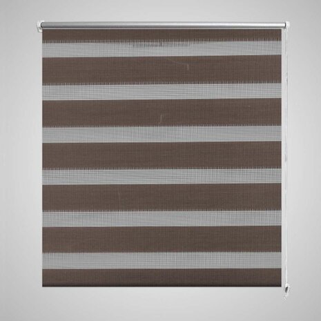 Duo Rolgordijn 50x100cm Koffiebruin 1