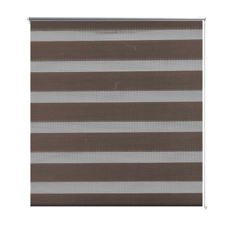 Duo Rolgordijn 50x100cm Koffiebruin 2