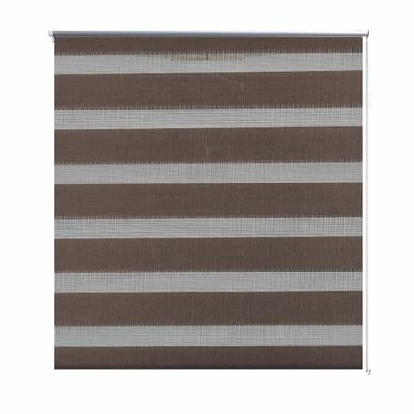 Duo Rolgordijn 60x120cm Koffiebruin 2