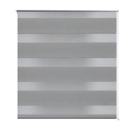 Duo rolgordijn 120 x 175 cm grijs 1