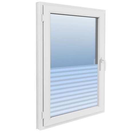 Privacyfolie matte strepen zelfklevend 0,9x20 m 4