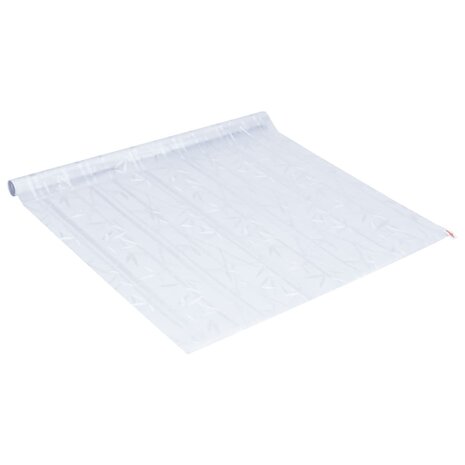 Raamfolies 2 st mat bamboepatroon PVC 6