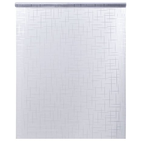 Raamfolies 4 st mat sterrenpatroon PVC 4