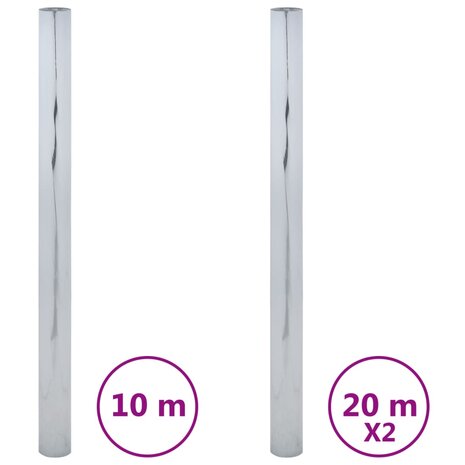 Zonnefolies 3 st statisch reflecterend PVC zilverkleurig 2