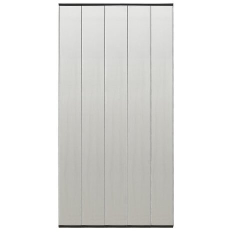 Vliegengordijn 5-delig 120x240 cm mesh zwart 1