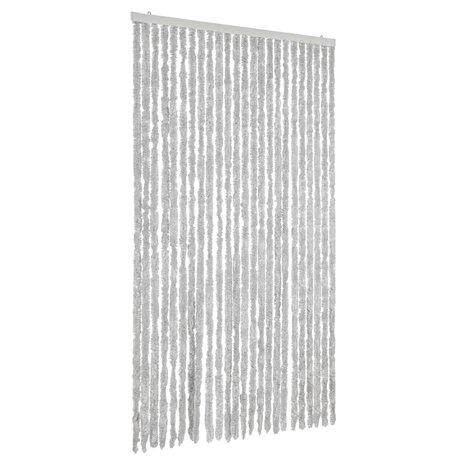 Vliegengordijn 100x220 cm chenille grijs 2