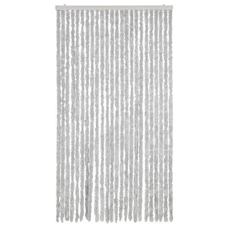 Vliegengordijn 100x220 cm chenille grijs 3