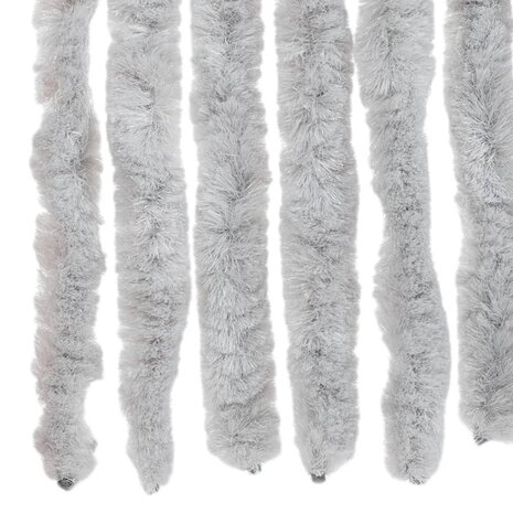 Vliegengordijn 100x220 cm chenille grijs 5