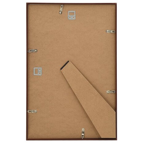 Fotolijsten 3 st voor wand of tafel 59,4x84 cm MDF bronskleurig 6