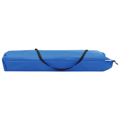 Ligbed 2-persoons inklapbaar staal blauw 7