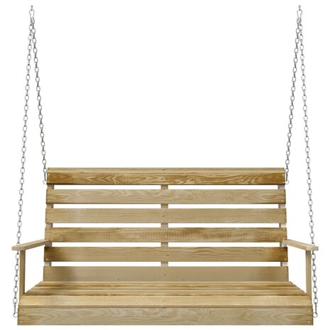 Schommelbank 110 cm geïmpregneerd grenenhout 3