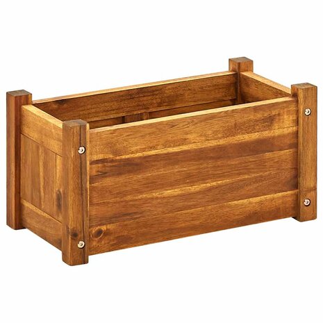 Plantenbak verhoogd 50x25x25 cm acaciahout 2