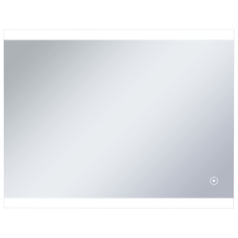 Badkamerspiegel LED met aanraaksensor 80x60 cm 2