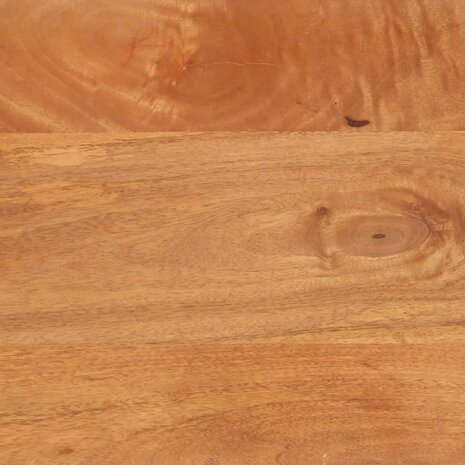 Badkamerspiegel 50x70x3 cm massief mangohout en glas bruin 9
